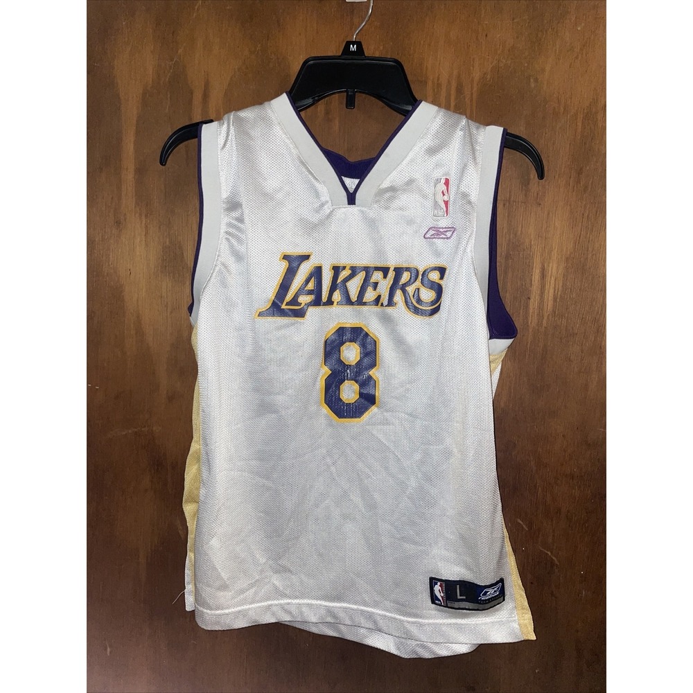 Vintage Kobe‎ Bryant #8 Lakers Jersey 8 Rebook Youth Large